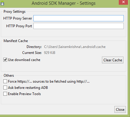 Android SDK Manager教程