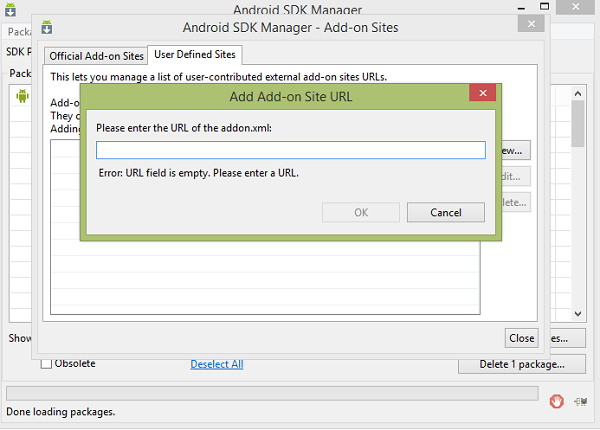 Android SDK Manager教程