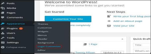 wordPress自定义插件